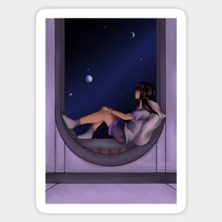 Stargazing Sticker